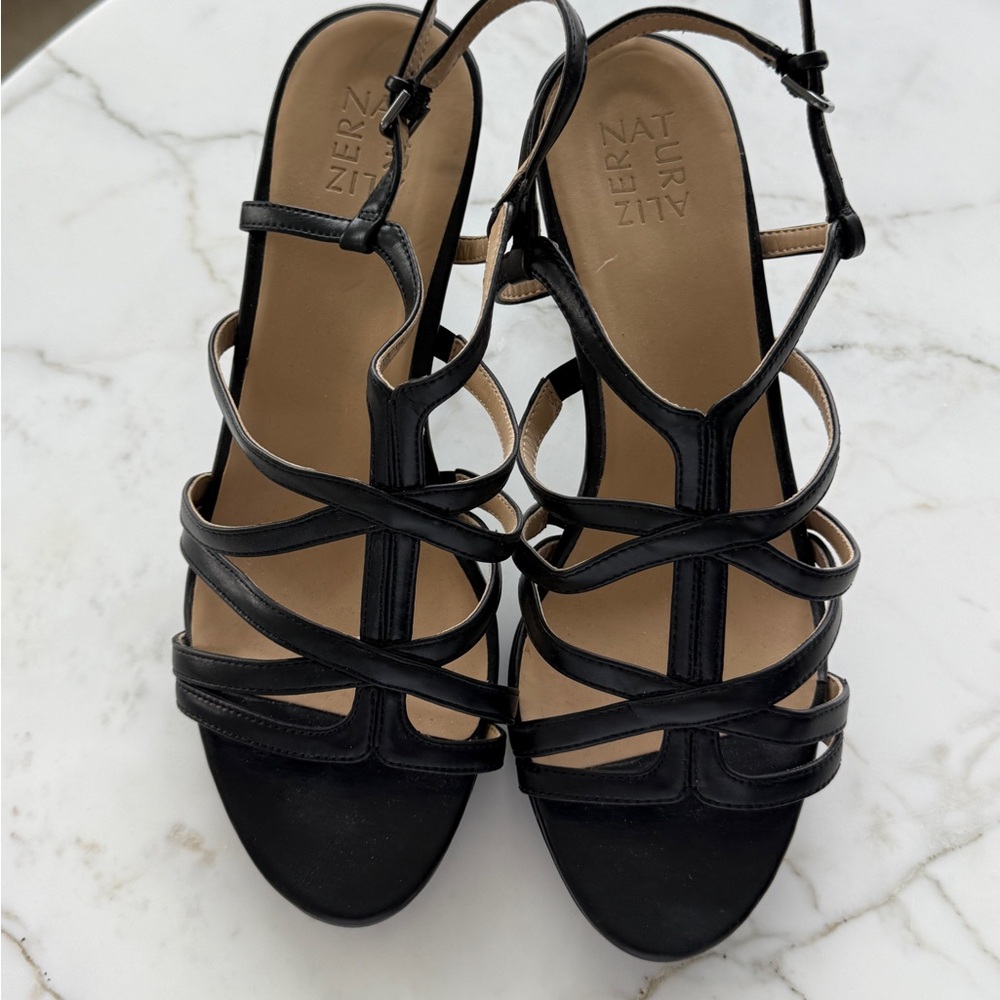 Black Strappy Sandals